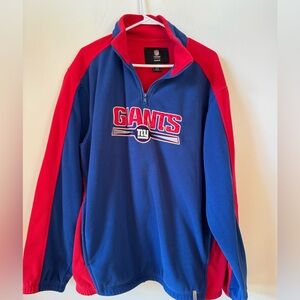 Vintage Gaints Reebok Fleece Pullover 1/2 zipper Size Large